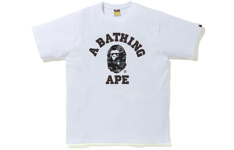 BAPE Space Camo College Tee
