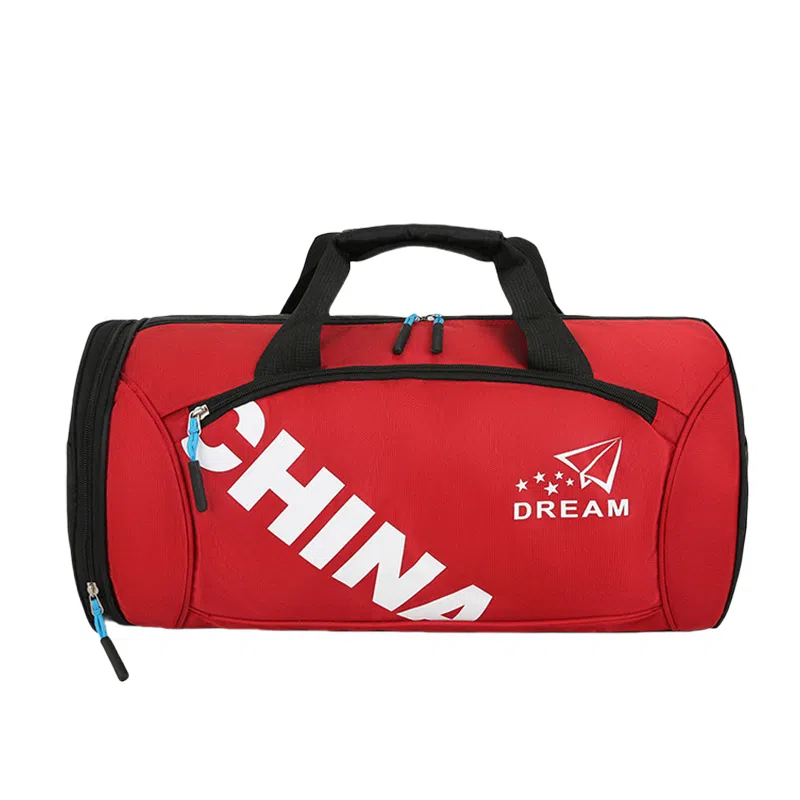 度森袋鼠 时尚百搭休闲运动风大容量 尼龙 健身包 男女同款情侣款 黑色/红色/绿色/蓝色/玫红色