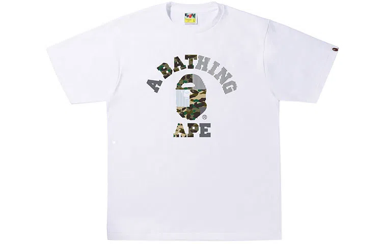 BAPE Military Crazy College Tee