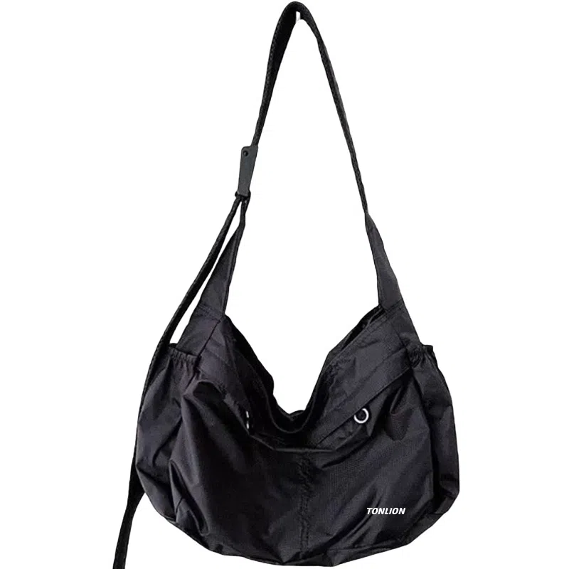 Tonlion Nylon Tote Bag Black