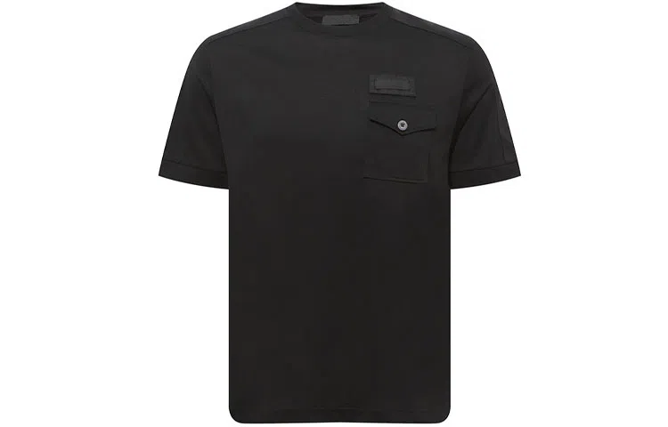 Prada Logo Pocket T-Shirt Black
