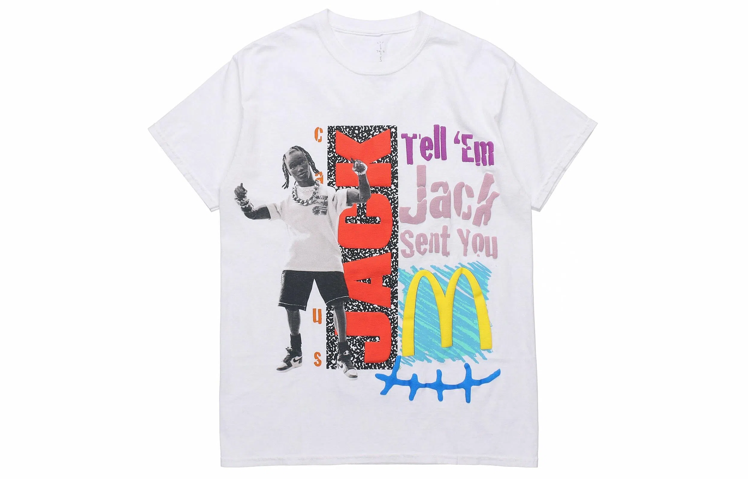 Travis Scott Cactus Jack x McDonald's T-Shirt White