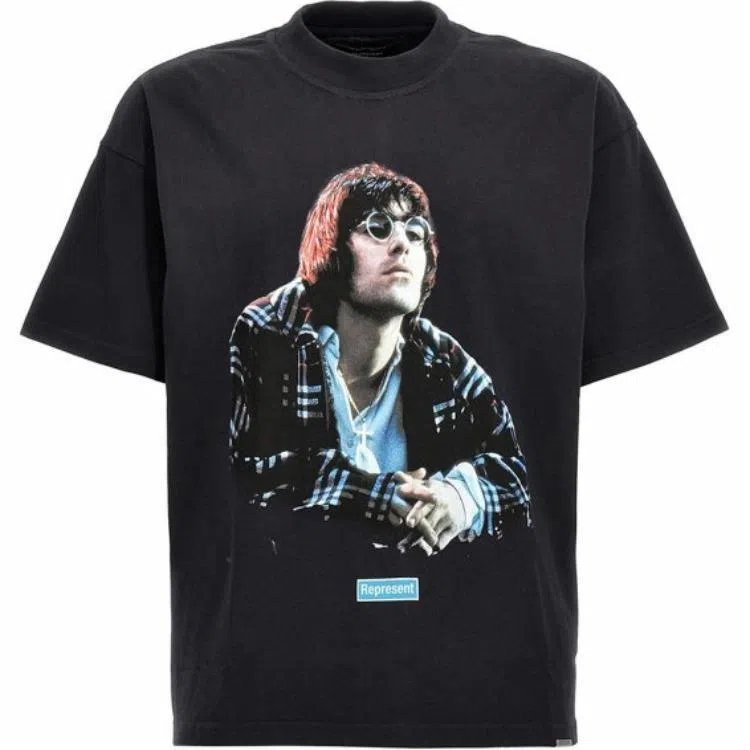 REPRESENT Liam Gallagher SS23 Black T-Shirt