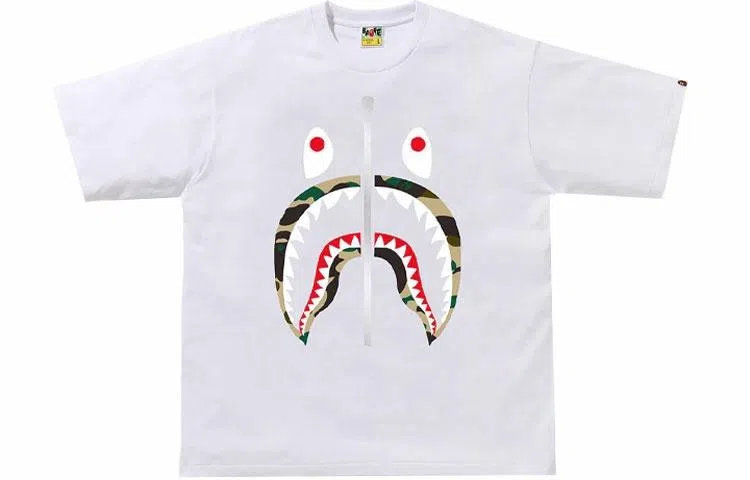 A BATHING APE BAPE Shark Camo T-Shirt