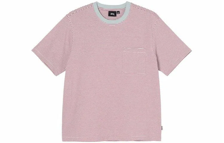 Stussy Striped Crewneck Tee