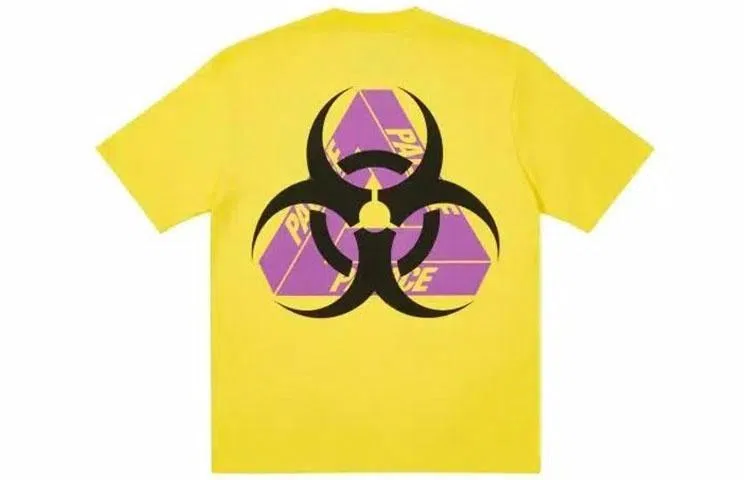 PALACEBIO HAZRD T-SHIRT YELLOW LogoT