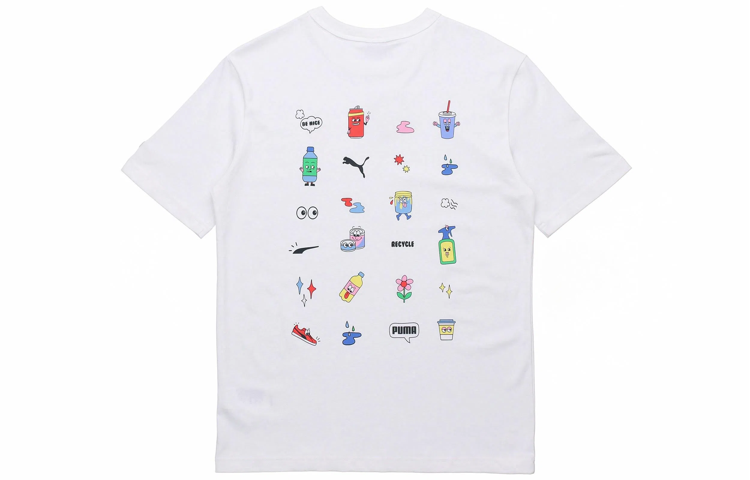 Puma Retro Graphic Tee White