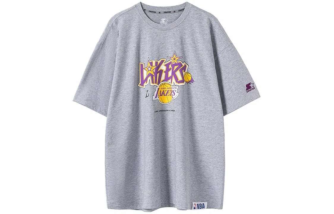 STARTER x NBA SS22 T-Shirt Light Grey
