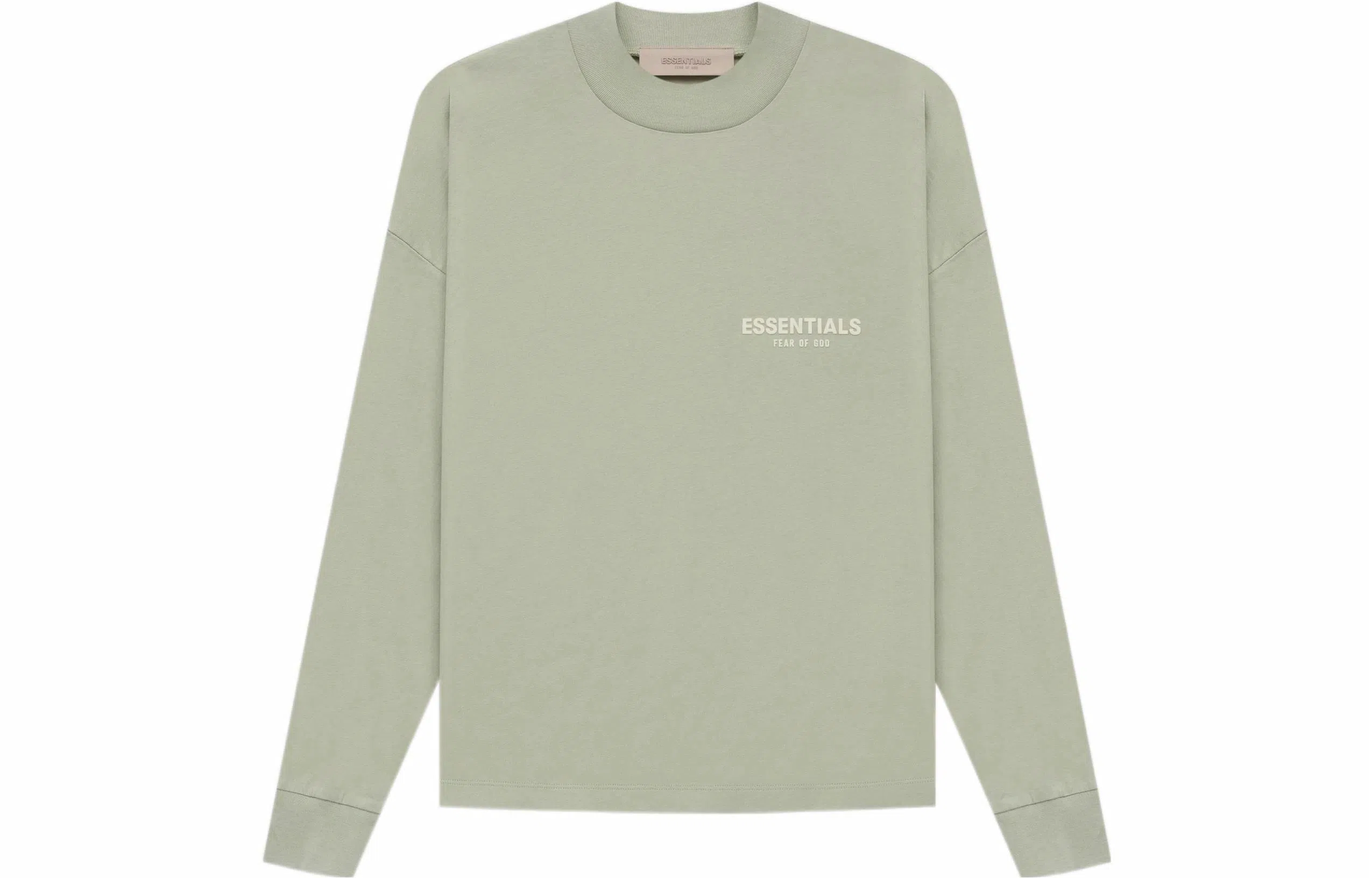 Fear of God Essentials SS22 Ls Tee Seafoam LogoT