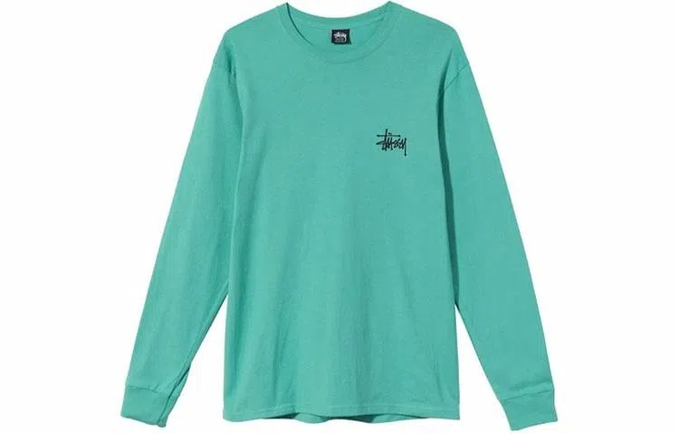 Stussy Classic Logo Crewneck Long Sleeve Tee