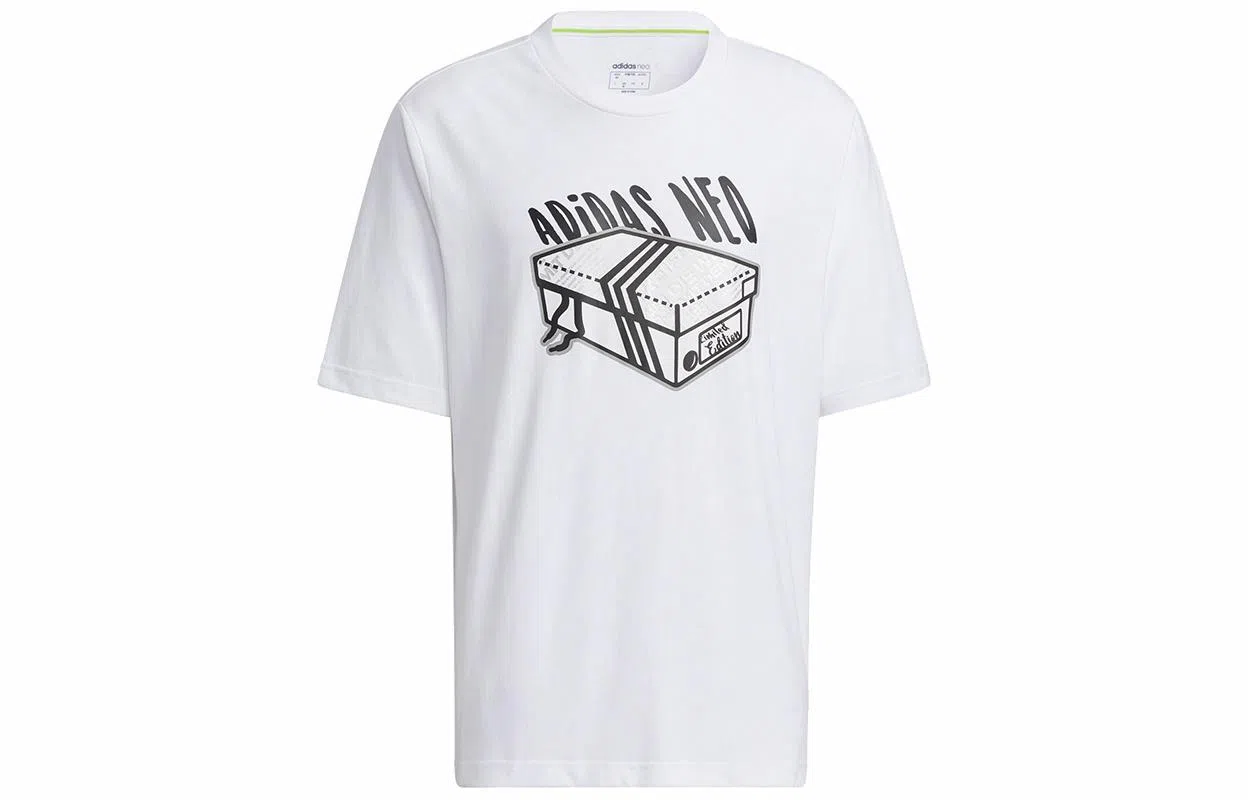 adidas neo Printed Breathable Tee White