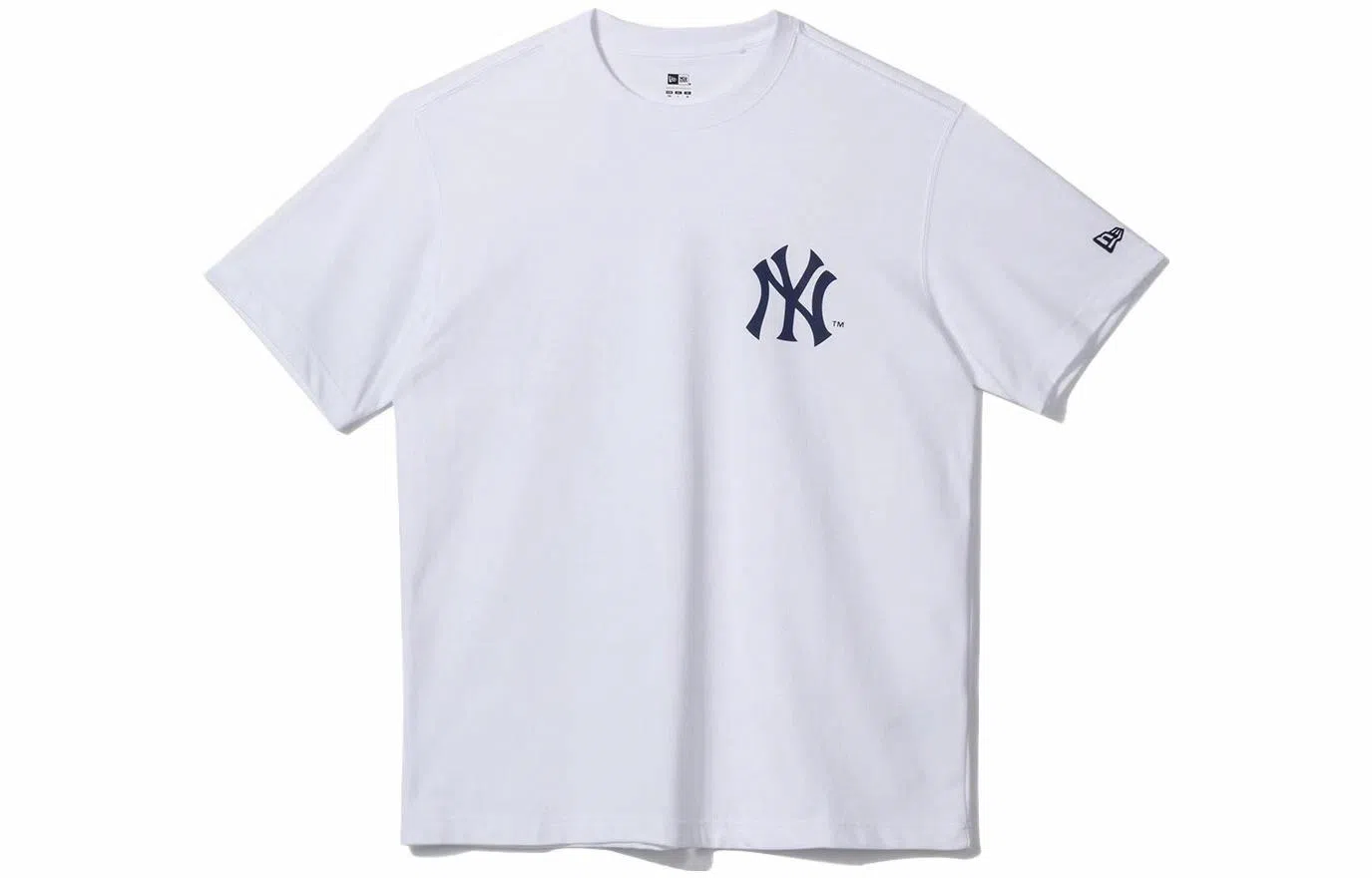 New Era MLB Yankees Tee White