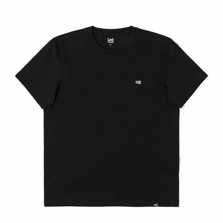 Lee Xline Logo Print Tee Black