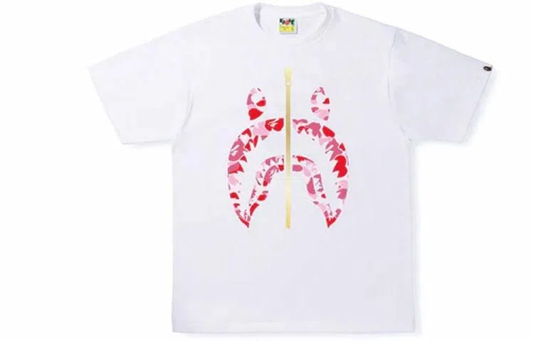 A BATHING APE Abc Camo Shark Tee T