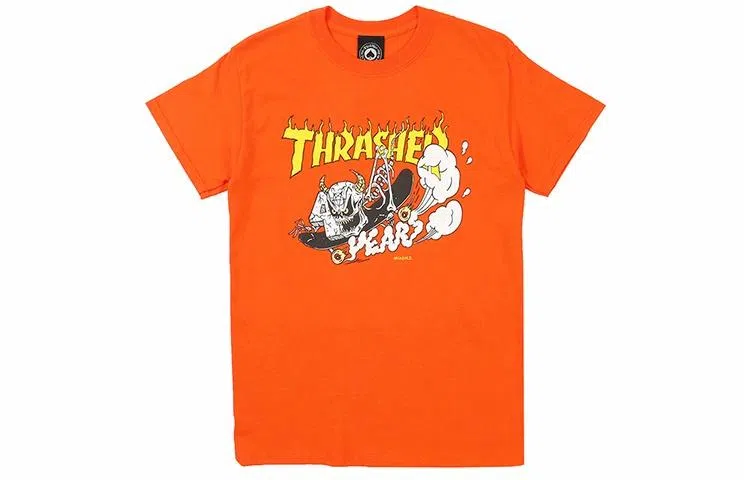 Thrasher 40th Anniversary Tee Orange