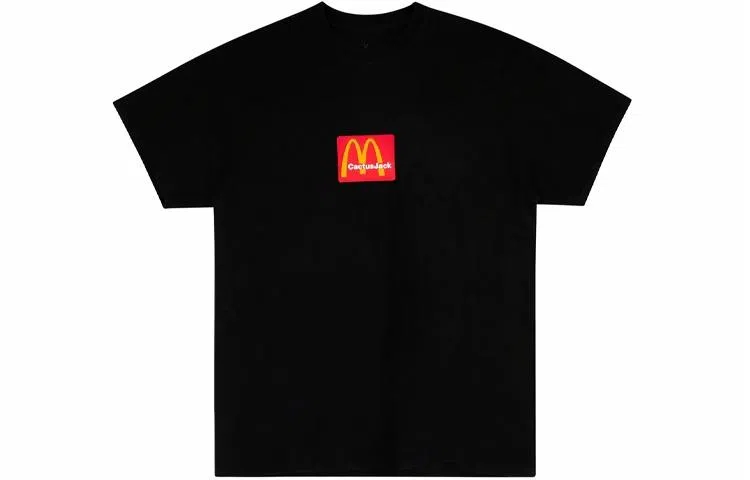 Travis Scott Cactus Jack x McDonald's T-Shirt Black