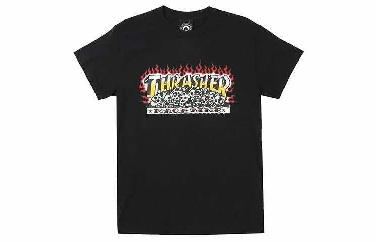 Thrasher Krak Skulls S/S Black