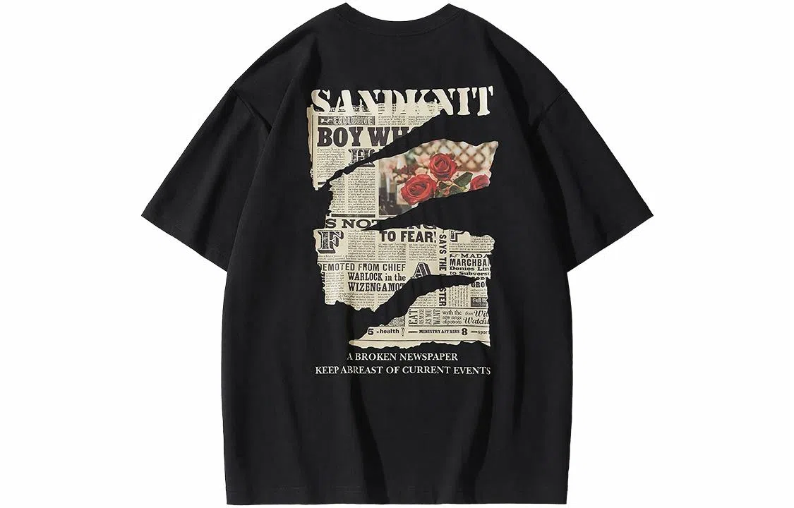 SandKnit Retro Rose Series T-Shirt