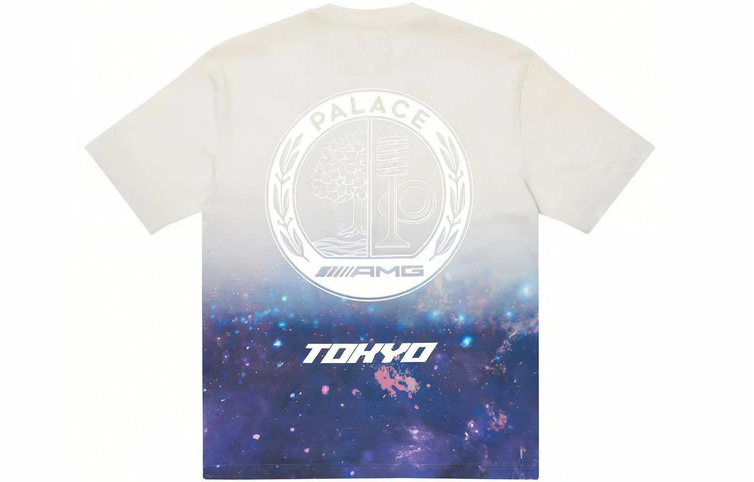 PALACE x AMG SS22 Tokyo T-Shirt Tan Blue T