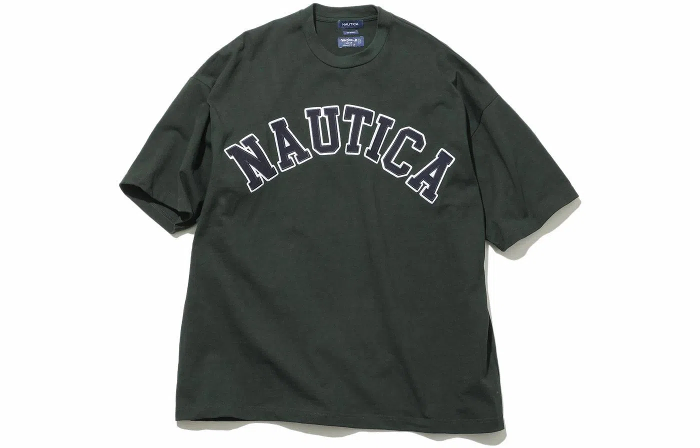 NAUTICA JAPAN Too Heavy Arch Logo SS Tee T