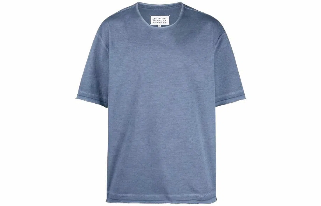 Maison Margiela SS22 Logo T-Shirt Blue
