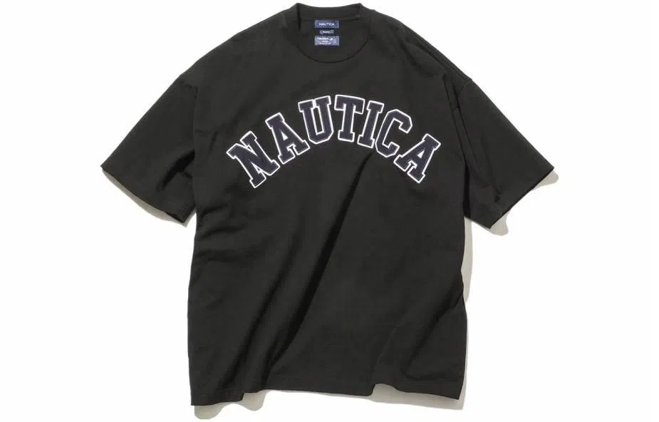 NAUTICA JAPAN Too Heavy Arch Logo SS Tee T