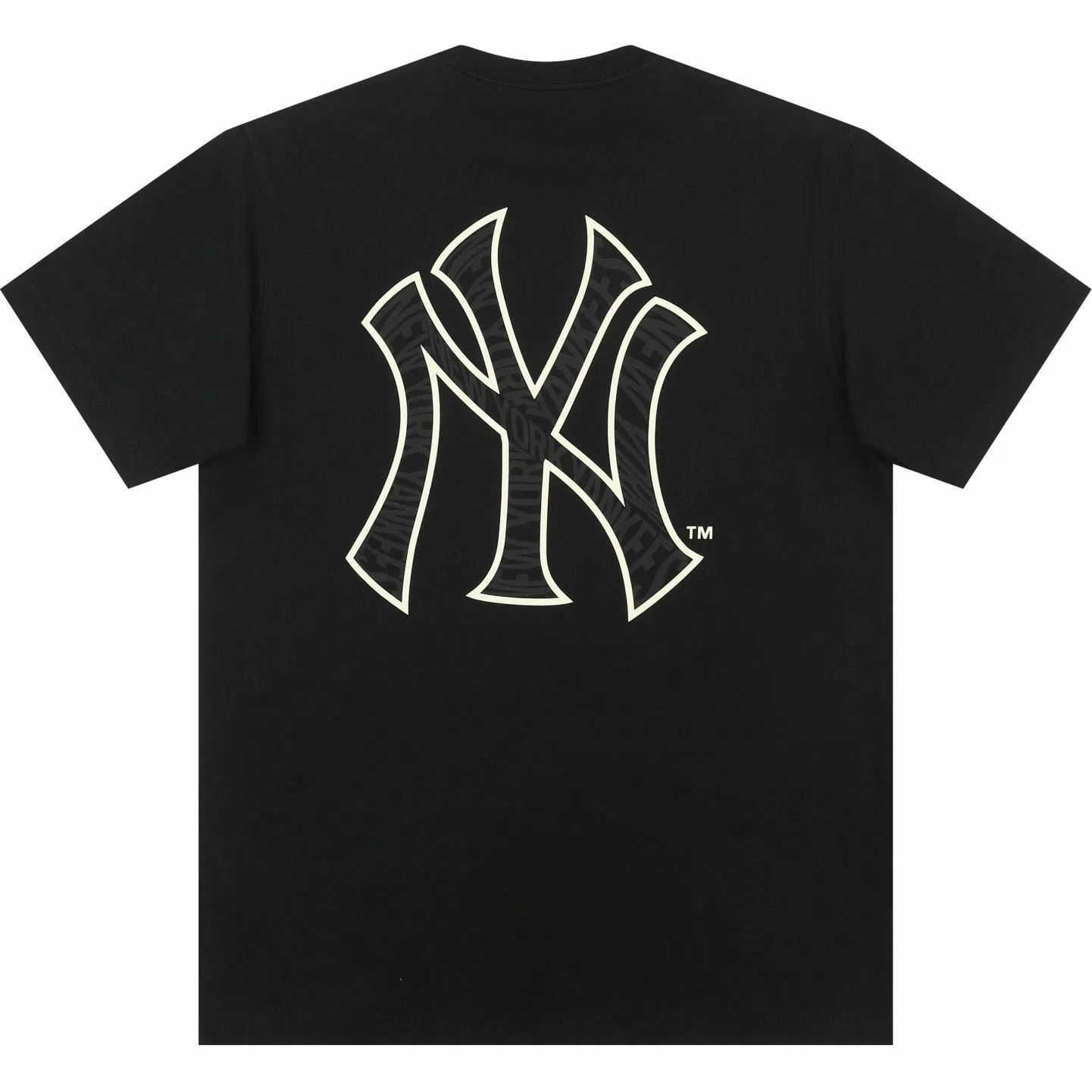 New Era x MLB Yankees Logo Tee Black