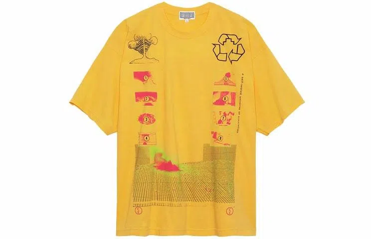 Cav Empt FW21 Crew Neck Tee Yellow