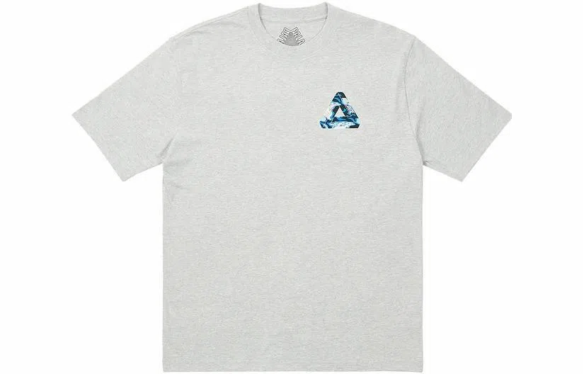PALACE SS23 Junglre Camo Tri-Ferg T-Shirt Grer Marl LogoT