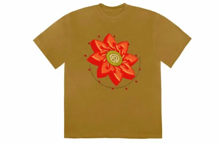Travis Scott Cactus Jack FLOWER Tee Brown
