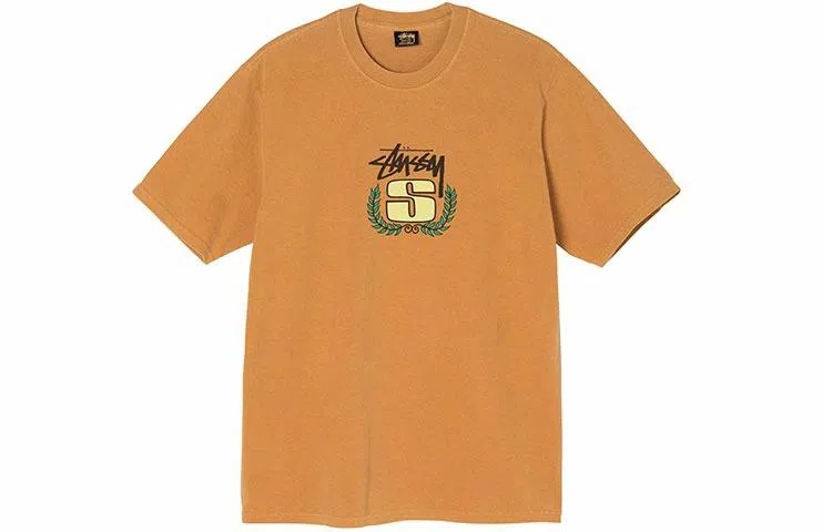 Stussy S Wreath Pigment Dyed Tee