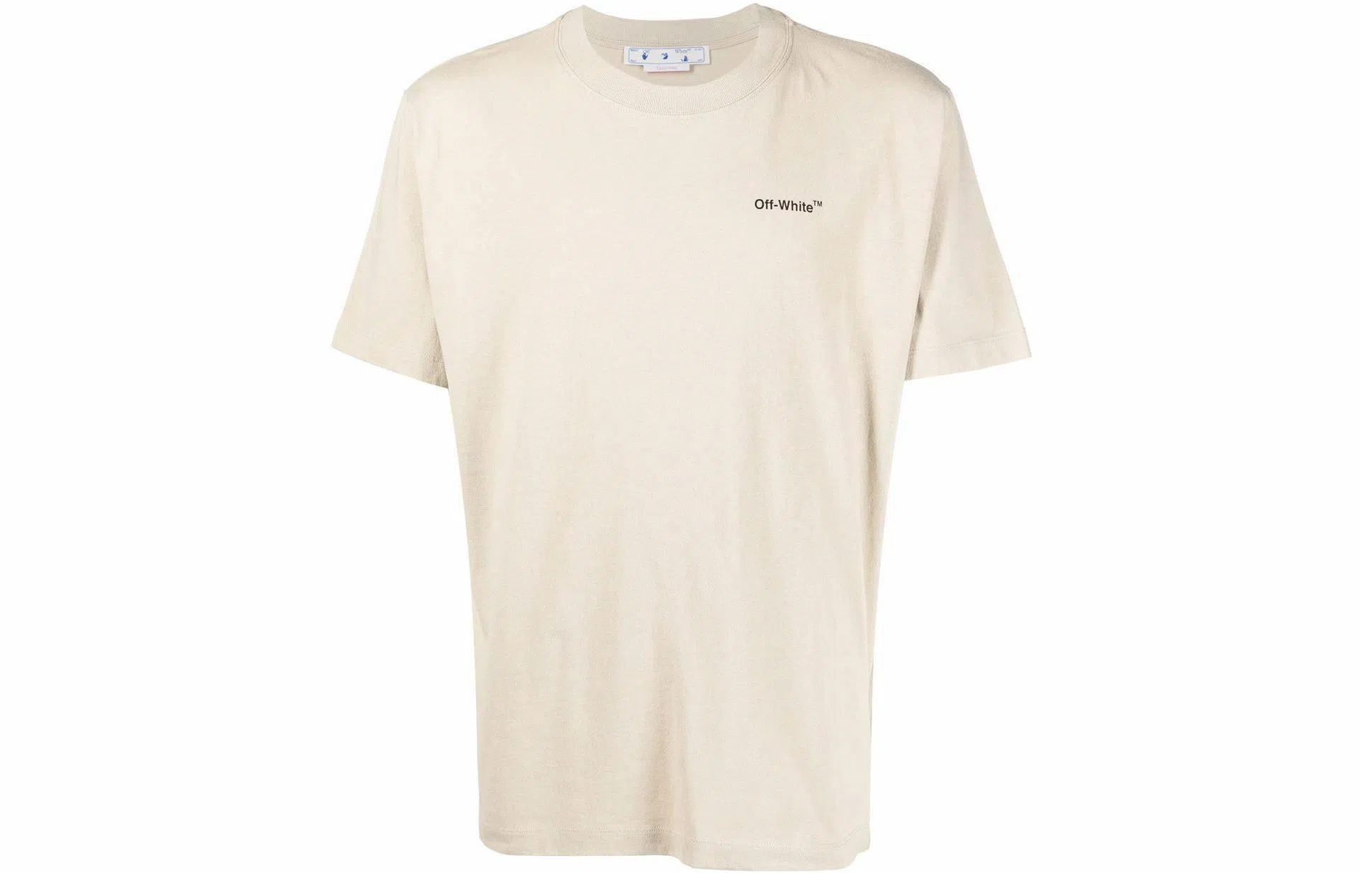OFF-WHITE SS22 Logo T-Shirt Beige