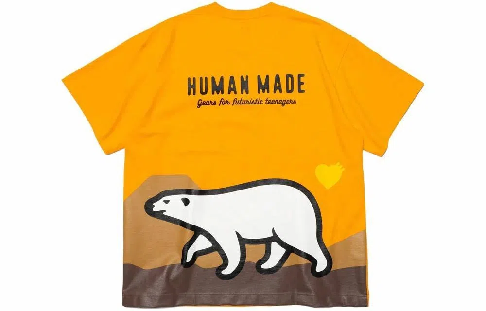 HUMAN MADE Camping Series Polar Bear Logo Tee