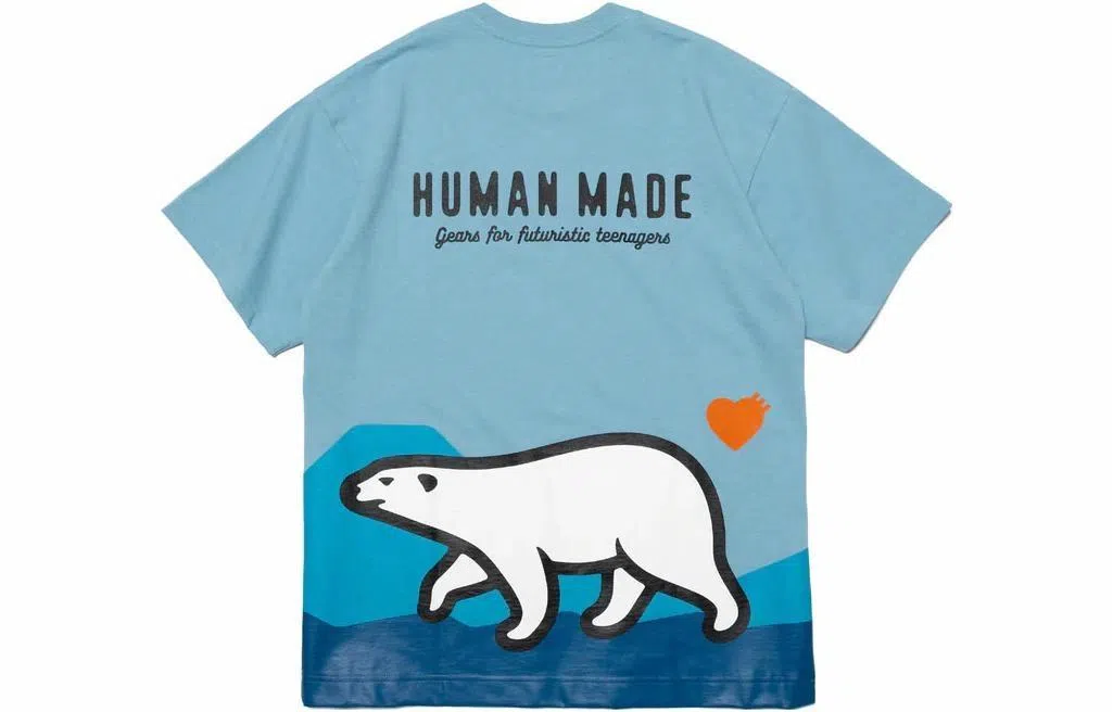 HUMAN MADE Camping Series Polar Bear Logo Tee