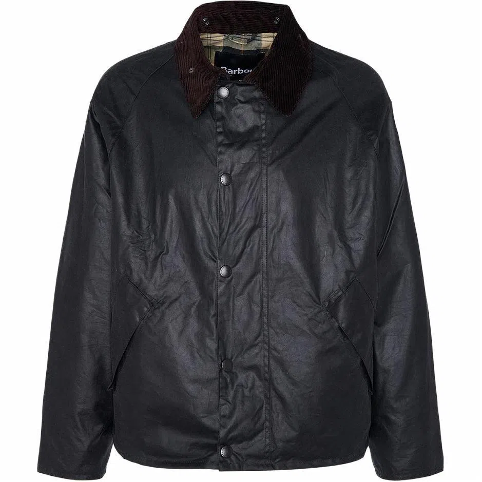 Barbour Waxed Short Jacket Green