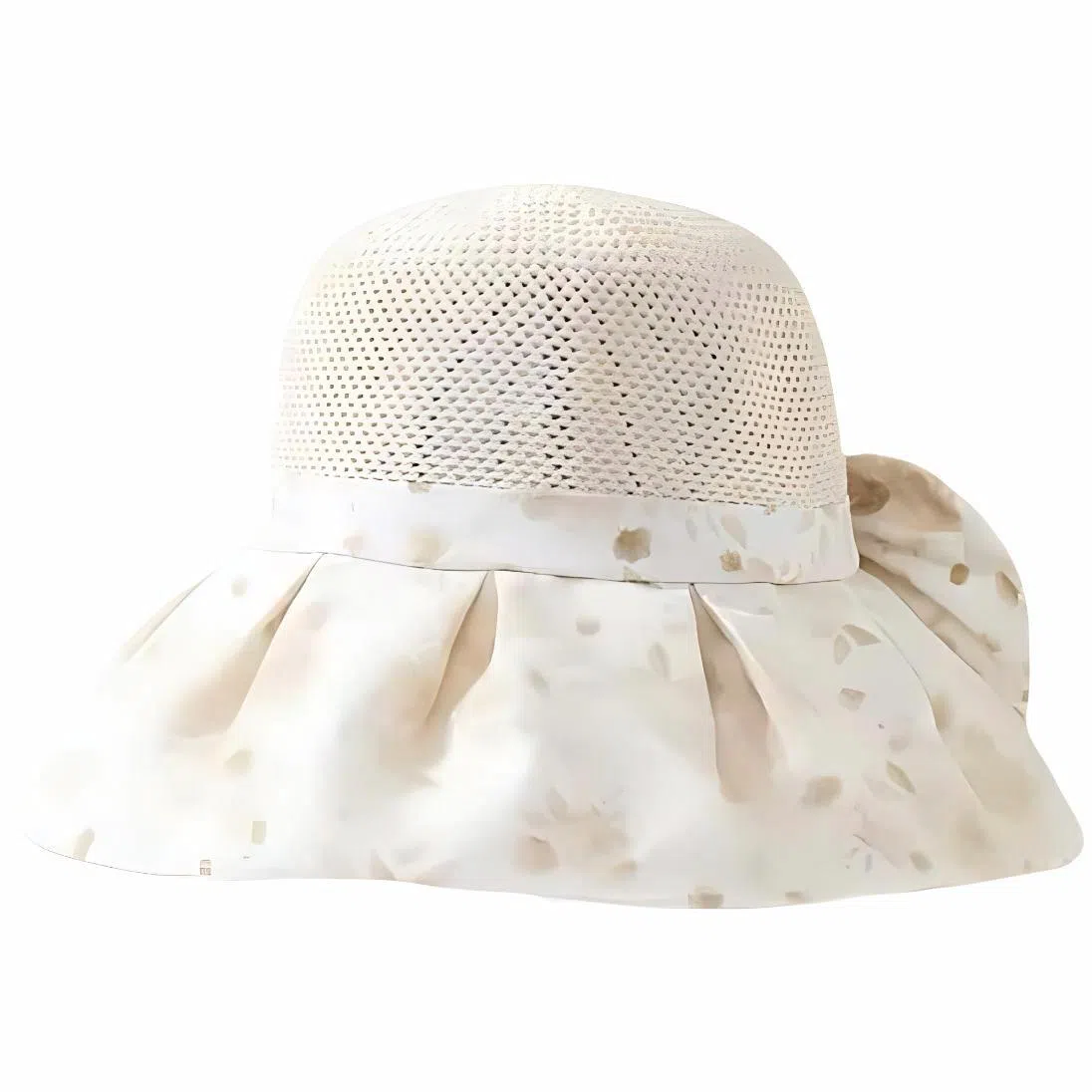 杨同学 【大沿遮阳】旅游 显脸小 防晒 折叠 太阳 聚酯纤维 渔夫帽 女款