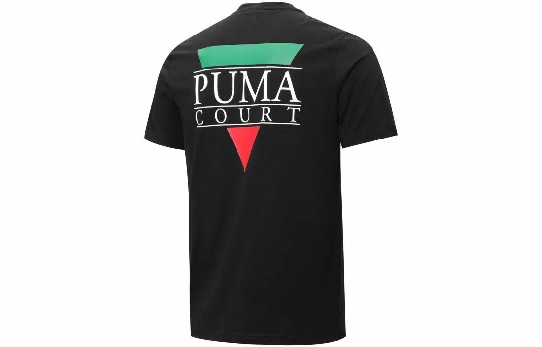 PUMA Tennis Club Graphic Tee Black