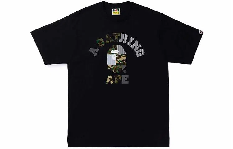 BAPE Military Crazy College Tee