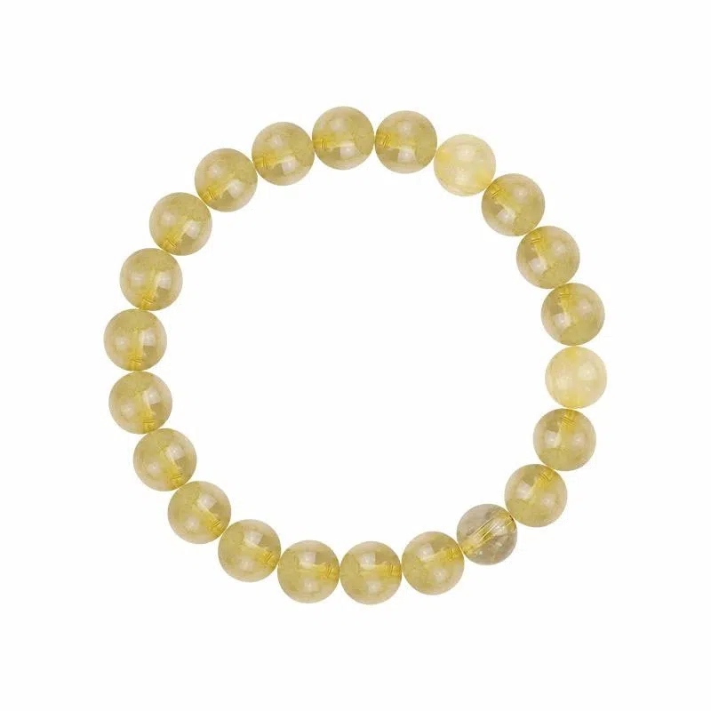 【招财小霸王】 凤凰涅磐 蛇年有钱花一定暴富 黄水晶转运珠买啥涨啥事业运爆棚 原创设计小众高级感#好运 黄发晶 手串 女款