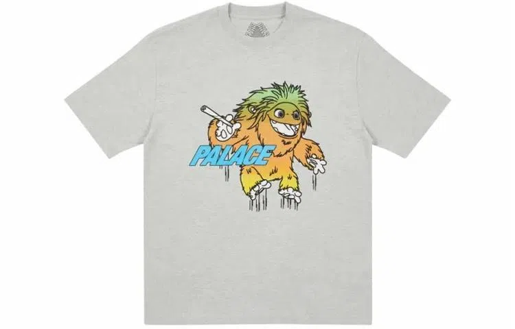 Palace FW21 Laege Up T-Shirt Grey MarlT