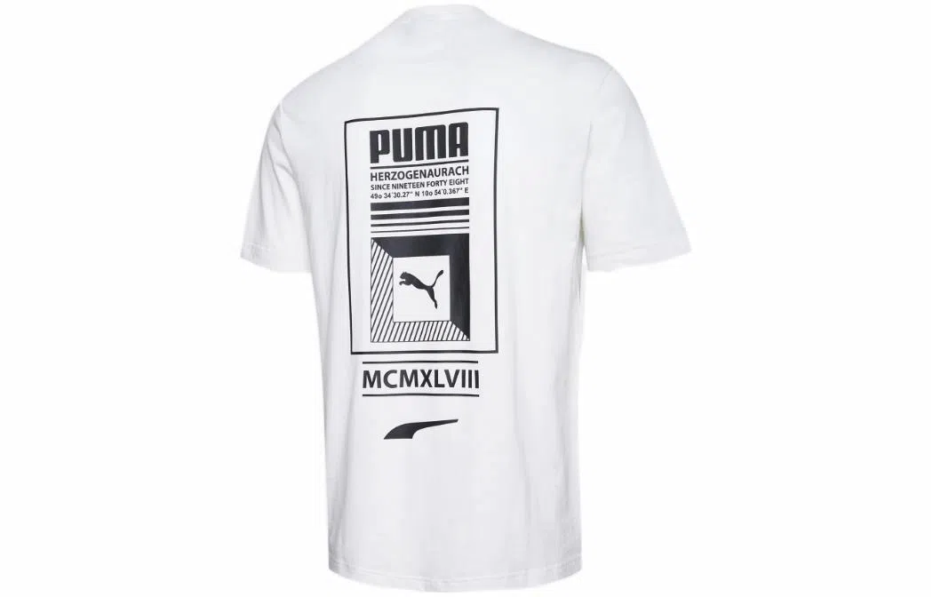 Puma Logo Tee White