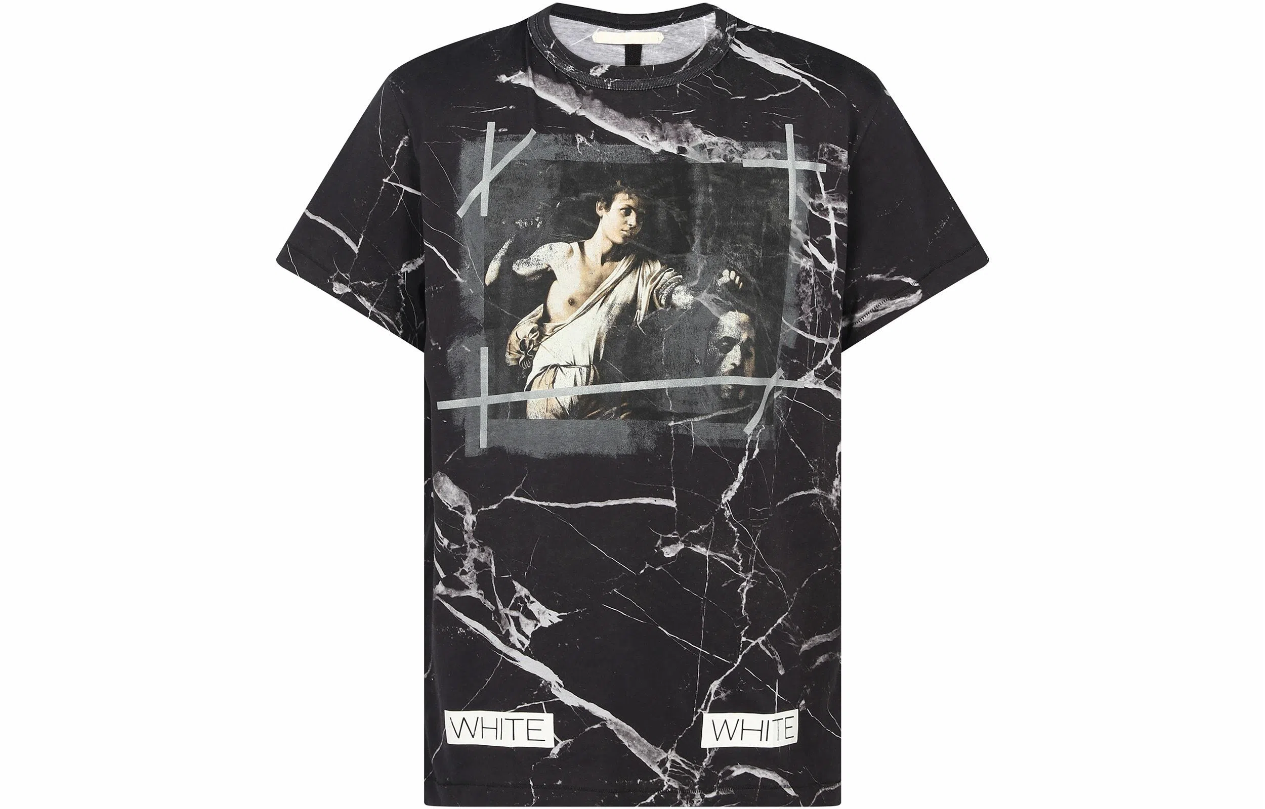 OFF-WHITE Marble Print T-Shirt