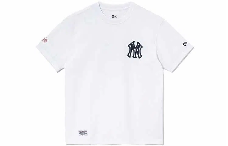 New Era MLB Neon Logo T-Shirt White