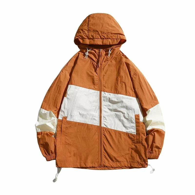 大白鲨 连帽时尚户外钓鱼服冰丝情侣皮肤防晒服 男款