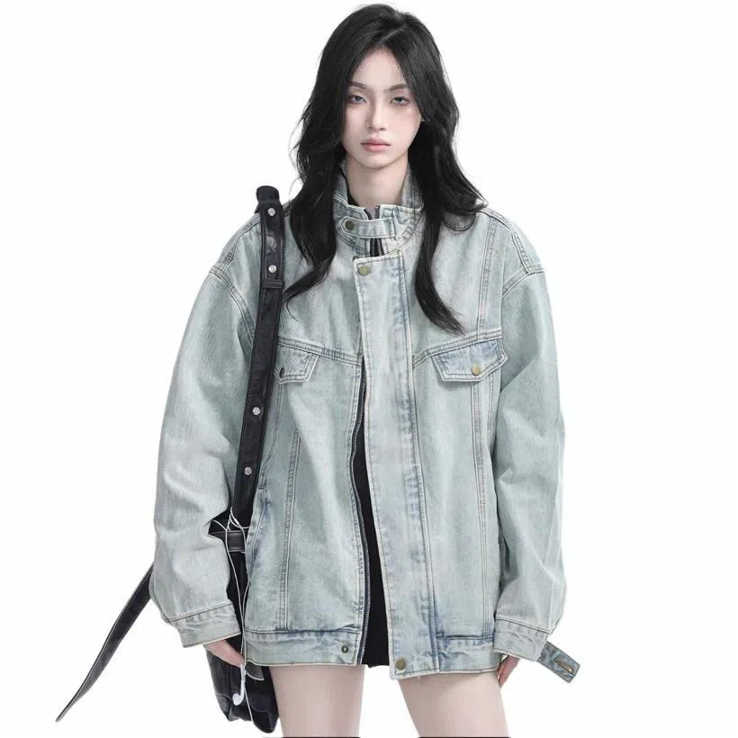 NEVER RULE Denim Jacket