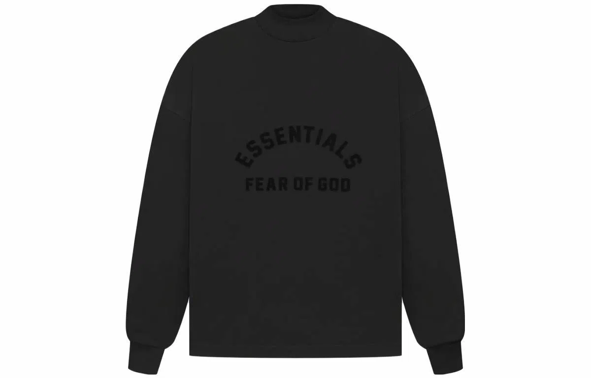 Fear of God Essentials The Black Collection SS23 Ls Tee Jet Black