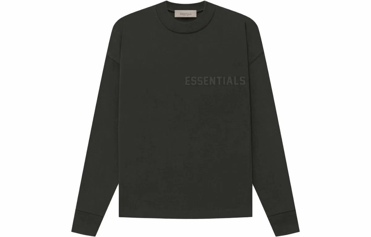 Fear of God Essentials SS23 L S Tee Off Black