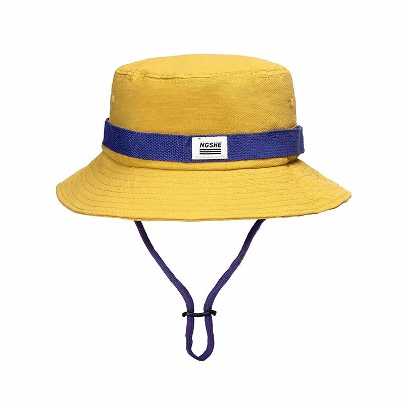 山一丸 夏季遮阳登山露营帽可折叠大檐速干防紫外线 涤纶 渔夫帽 男女同款情侣款