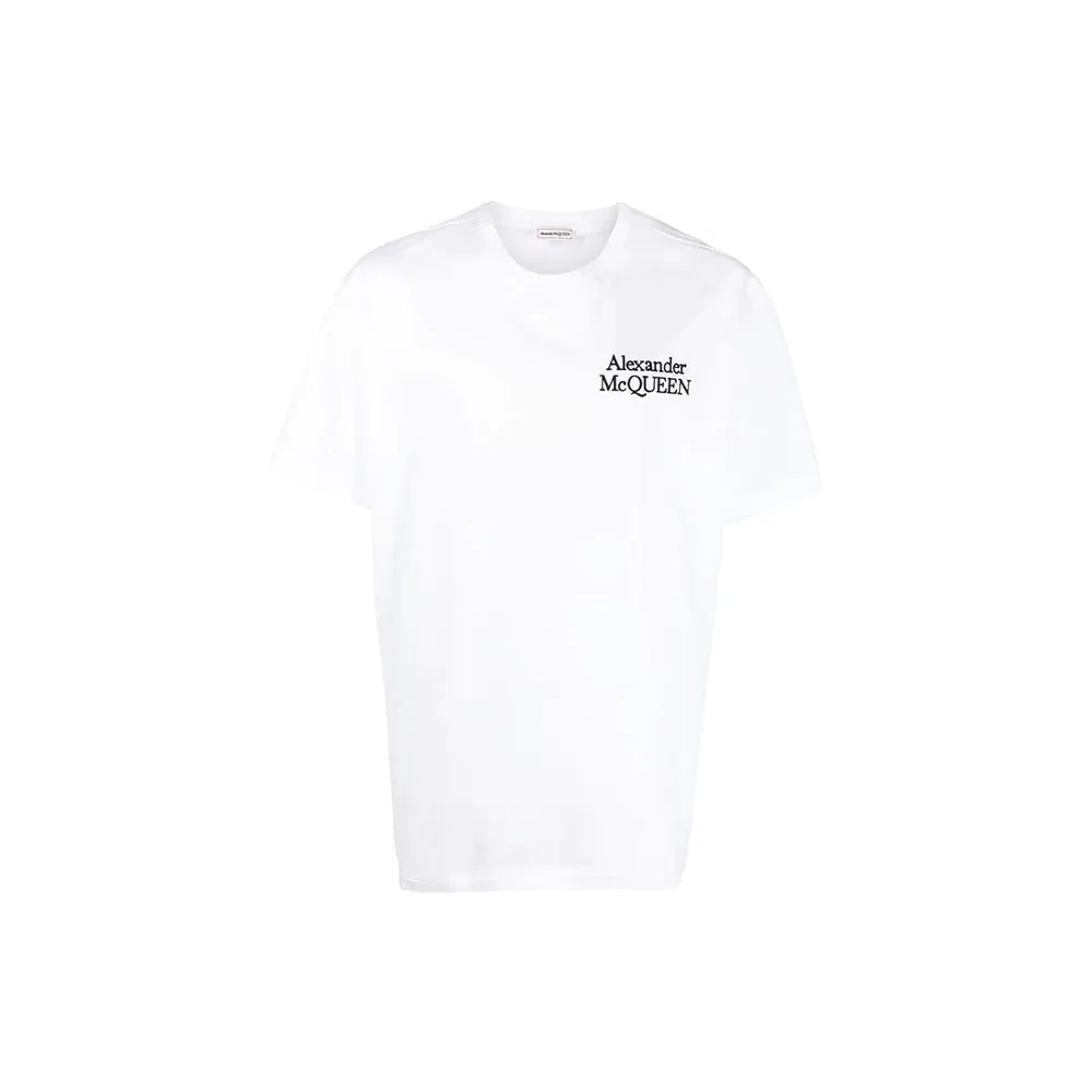 Alexander McQueen SS22 White Logo Tee