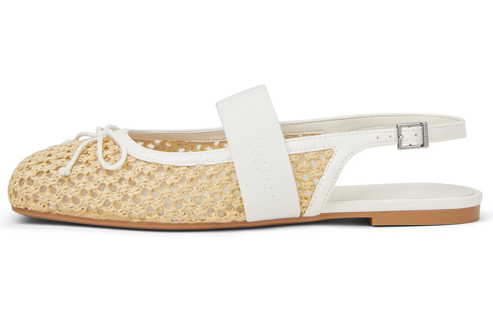 Charles & Keith Ballet Flats Beige/Black